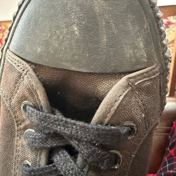 PF Flyers Sandlot Sneakers Black Canvas Hi-Top M8.5 W11 - Picture 9 of 11